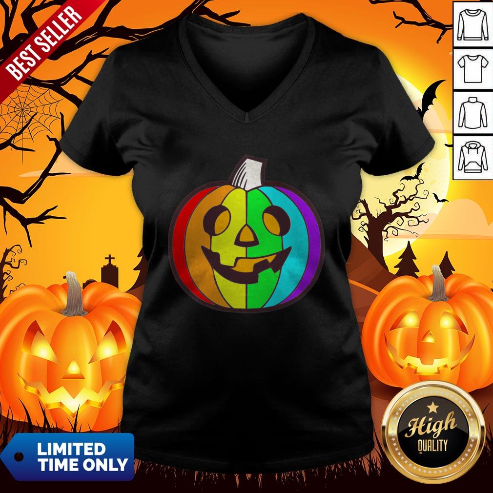 LGBT Pumpkin Smile Halloween Shirt