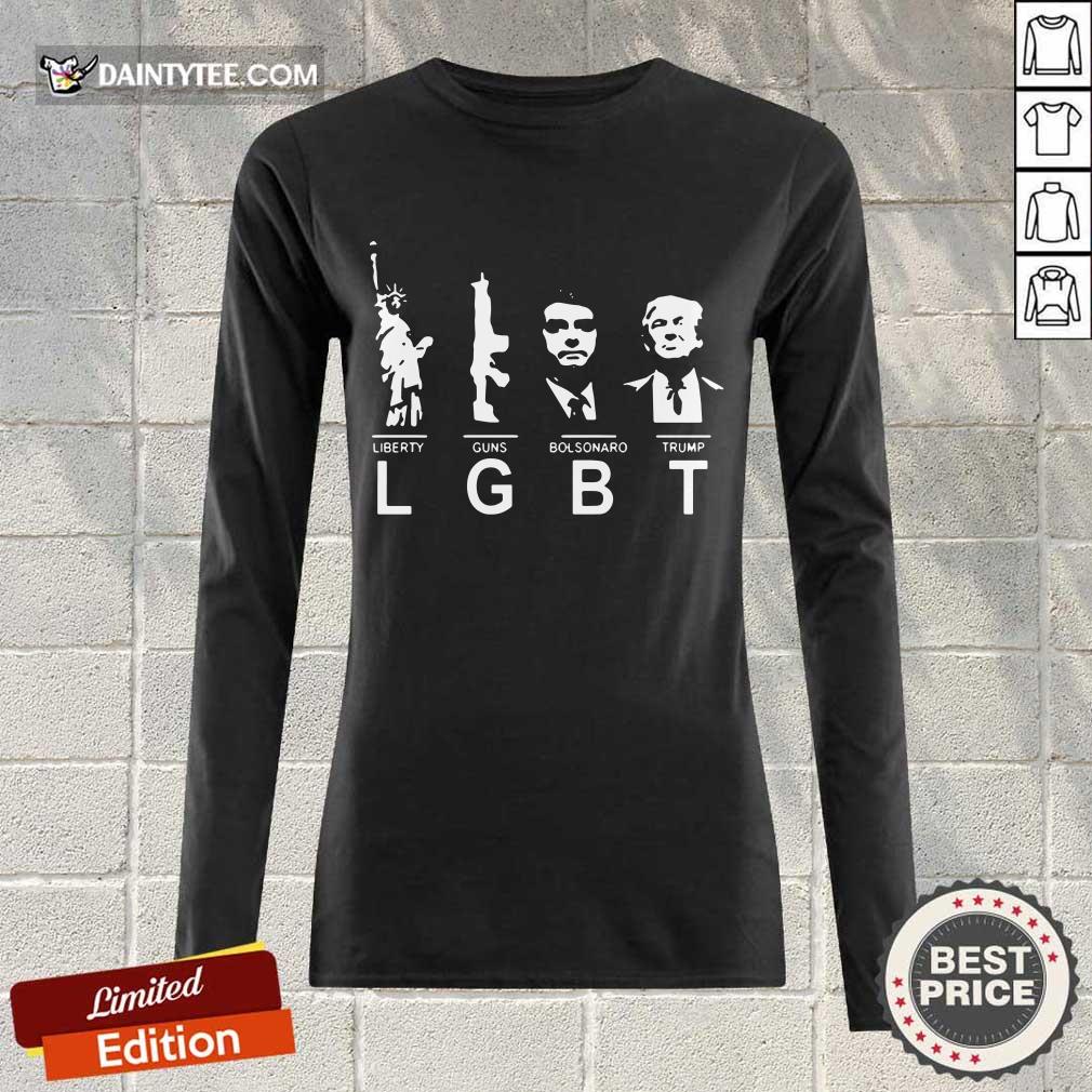 Liberty Guns Bolsonaro Trump LGBT Shirt