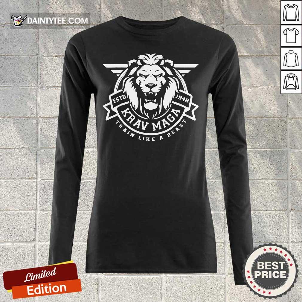 Lion Krav Maga Train Like A Beast Shirt