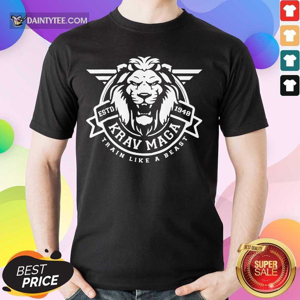 Lion Krav Maga Train Like A Beast Shirt