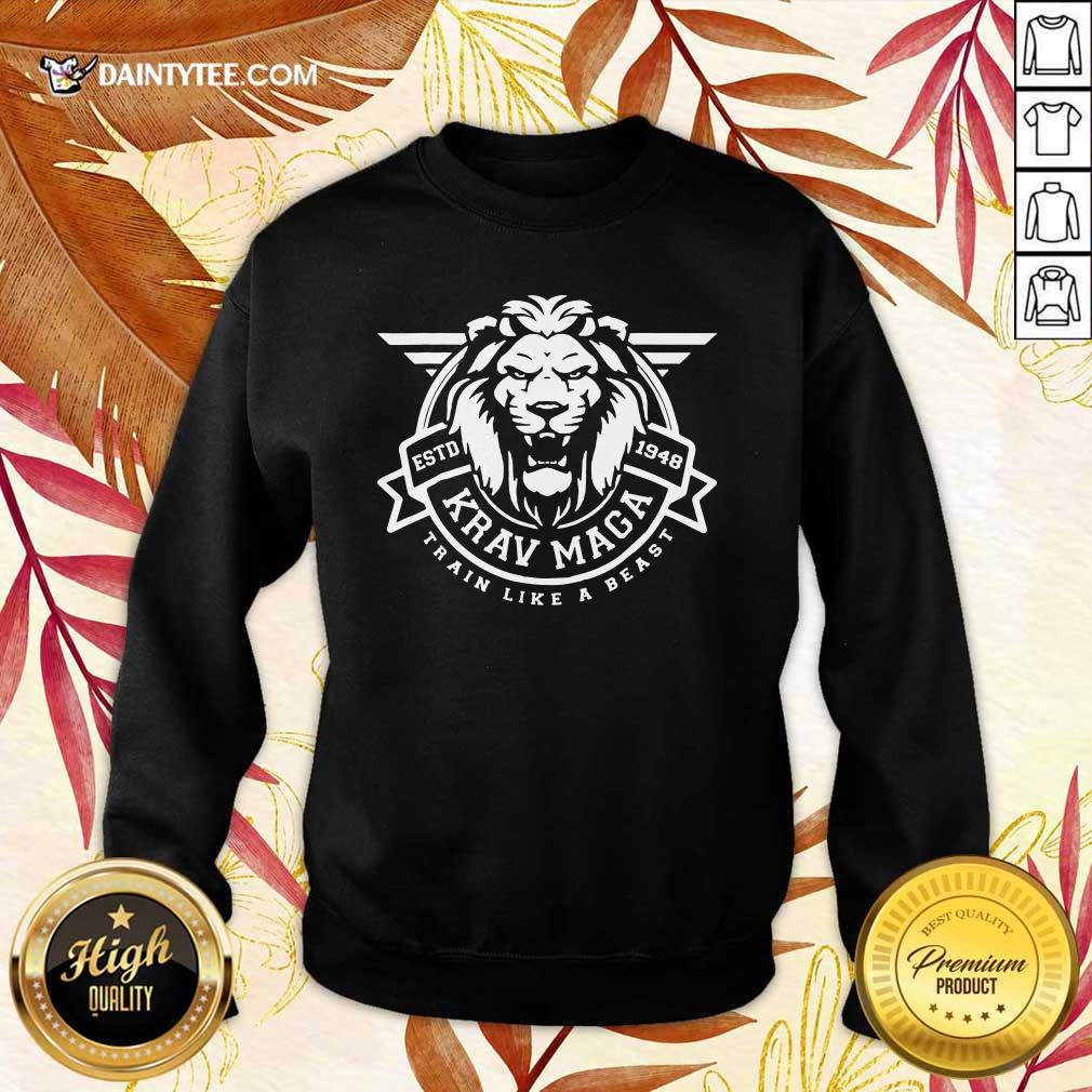 Lion Krav Maga Train Like A Beast Shirt