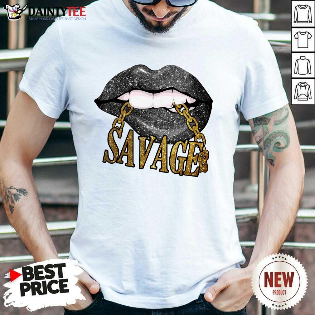 Lip Savage Black Woman Shirt