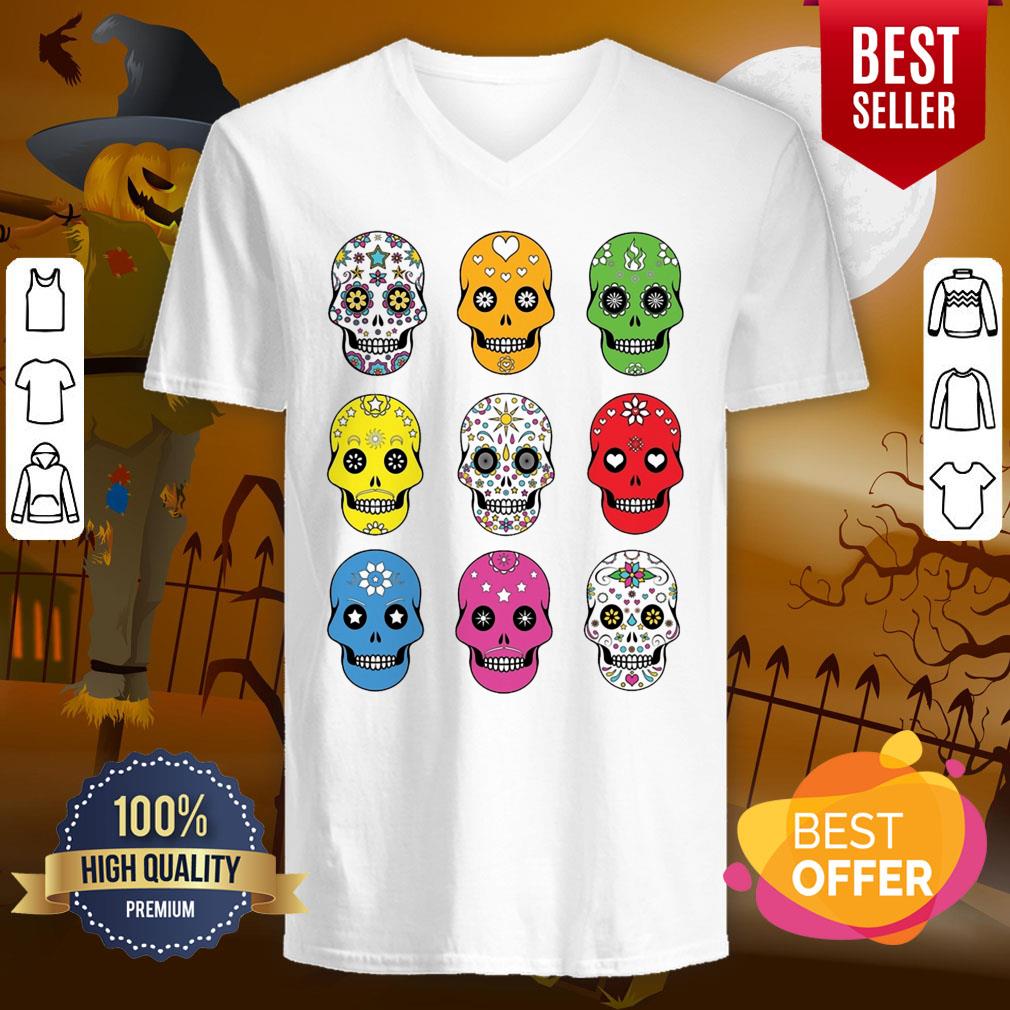 Dia De Los Muertos Day Of The Dead Sugar Skull Shirt
