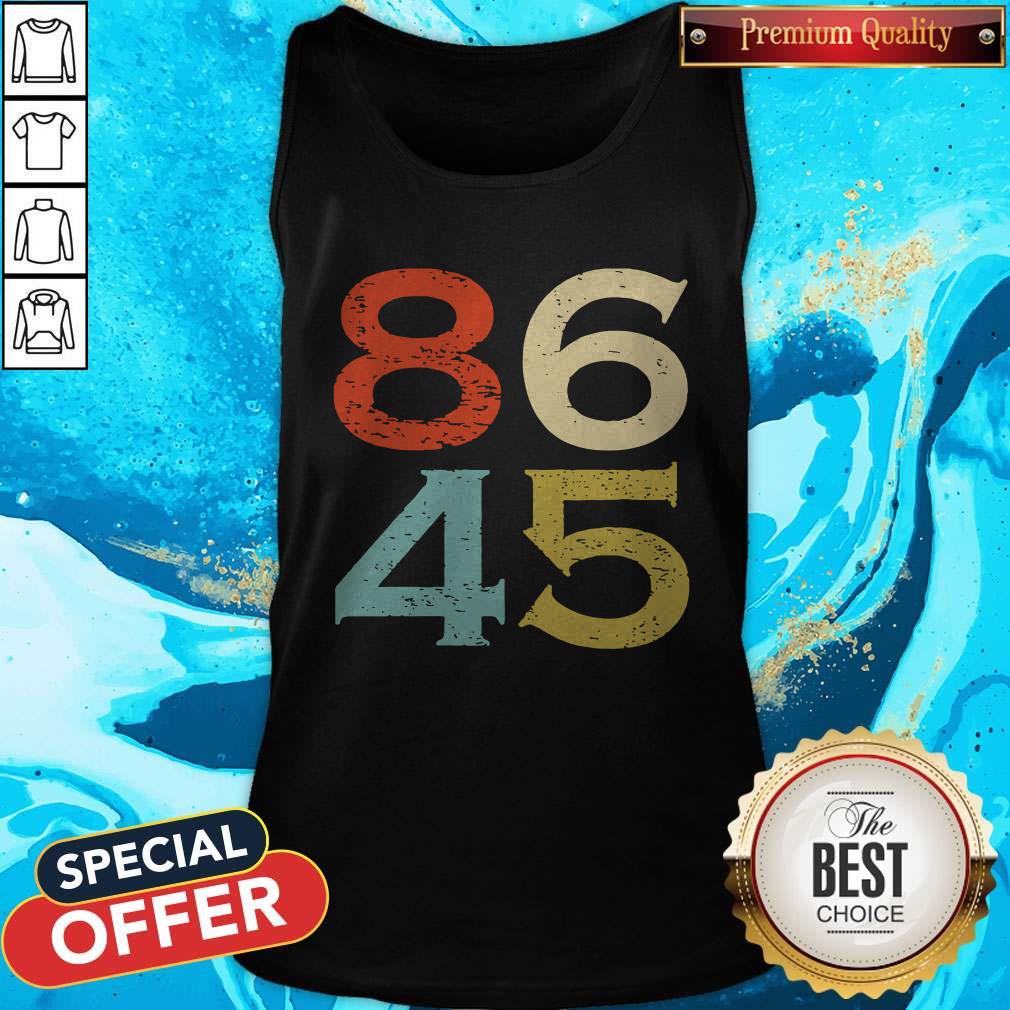 Love 86 45 2020 Anti Trump 8645 Dump Trump Shirt