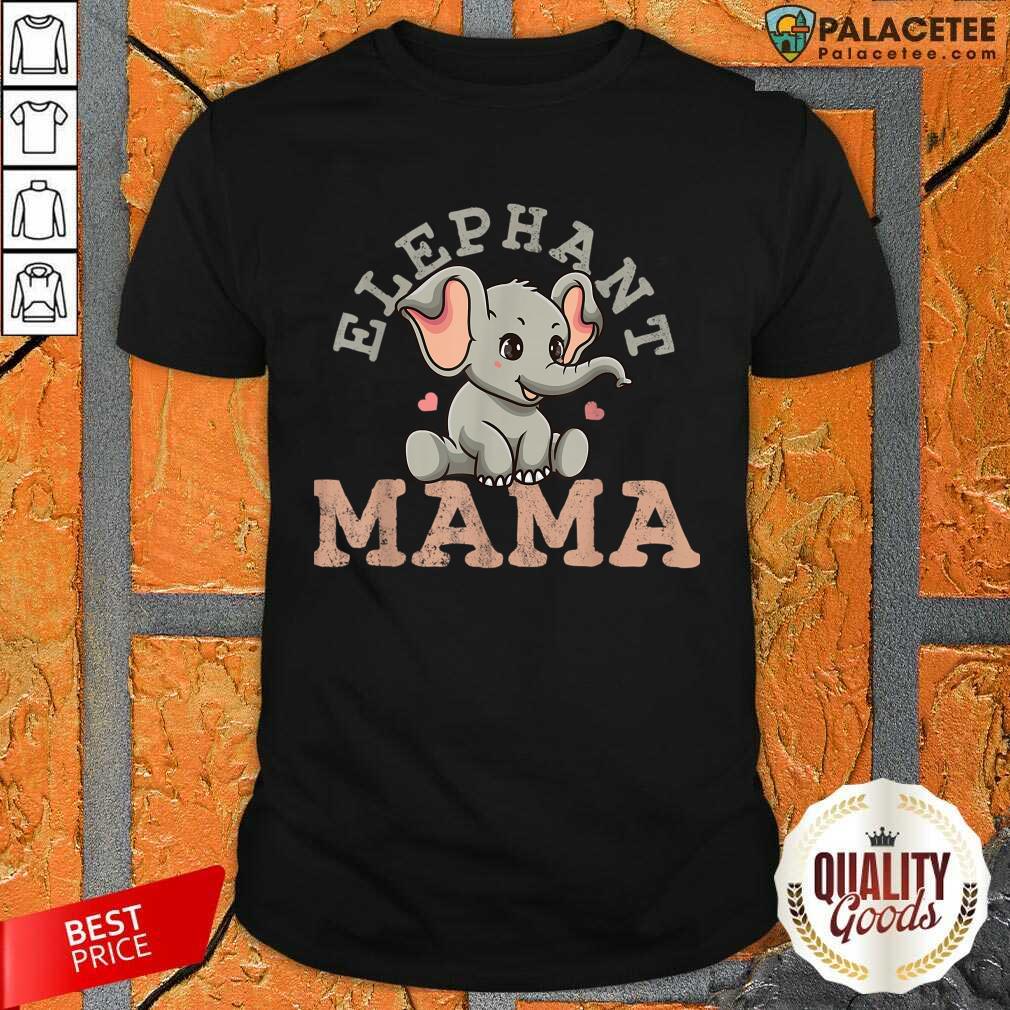 Love Elephant Cute Mama Shirt