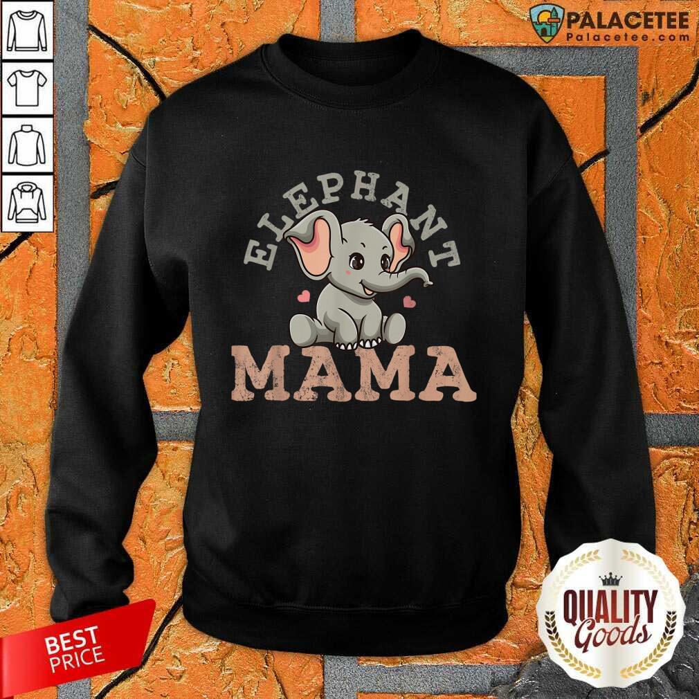 Love Elephant Cute Mama Shirt
