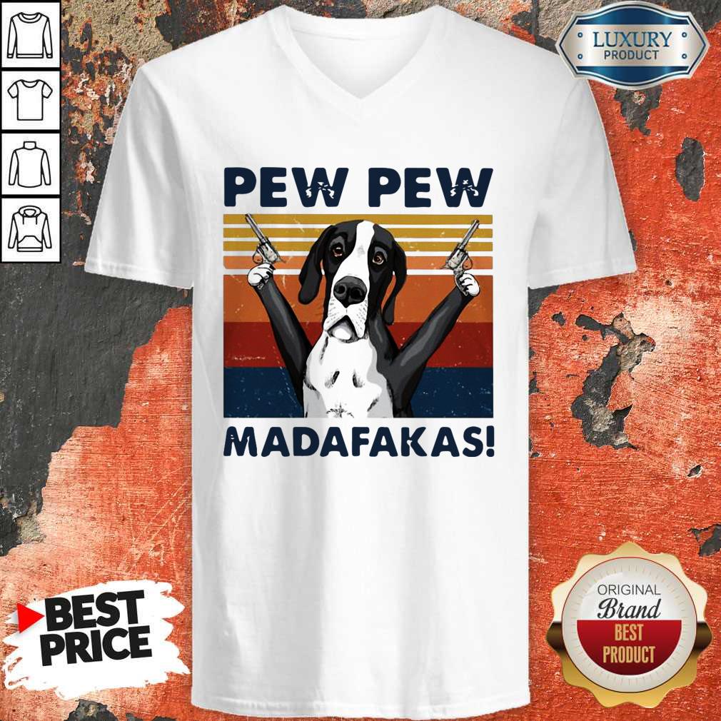 Love Great Dane Pew Pew Madafakas Shirt