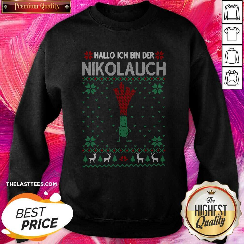 Love Hallo Merry Christmas Hallo Ich Bin Der Nikolaus Shirt