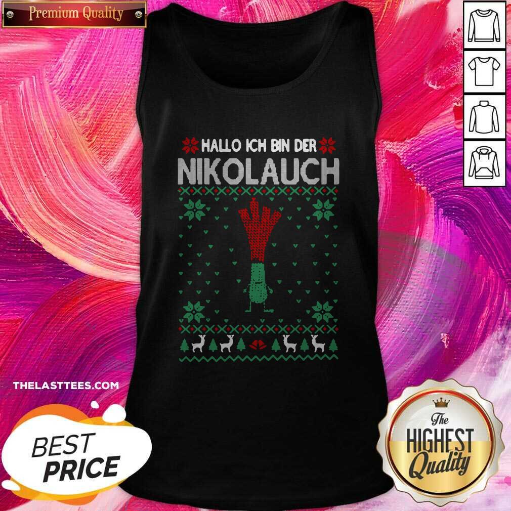 Love Hallo Merry Christmas Hallo Ich Bin Der Nikolaus Shirt