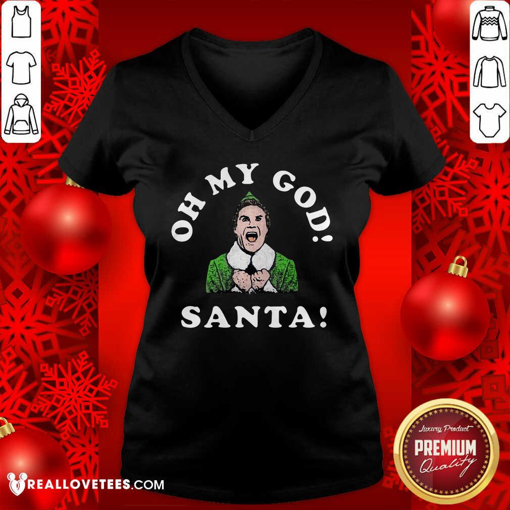 Love Oh My God Santa Christmas Shirt
