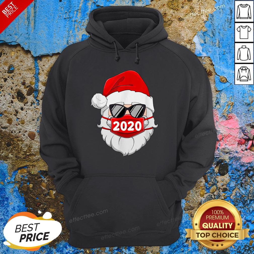 Love Santa Claus Face Mask 2020 Christmas Shirt