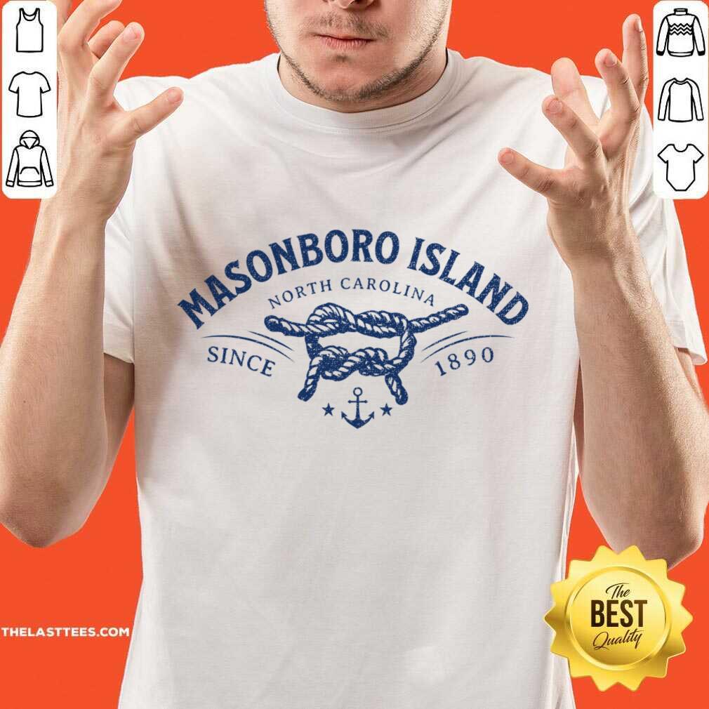 Masonboro Island North Carolina Since 1890 Rope Anchor Shirt