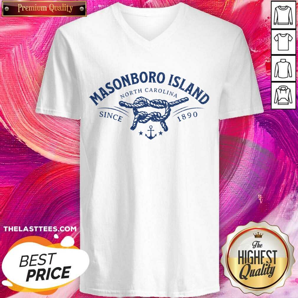 Masonboro Island North Carolina Since 1890 Rope Anchor Shirt