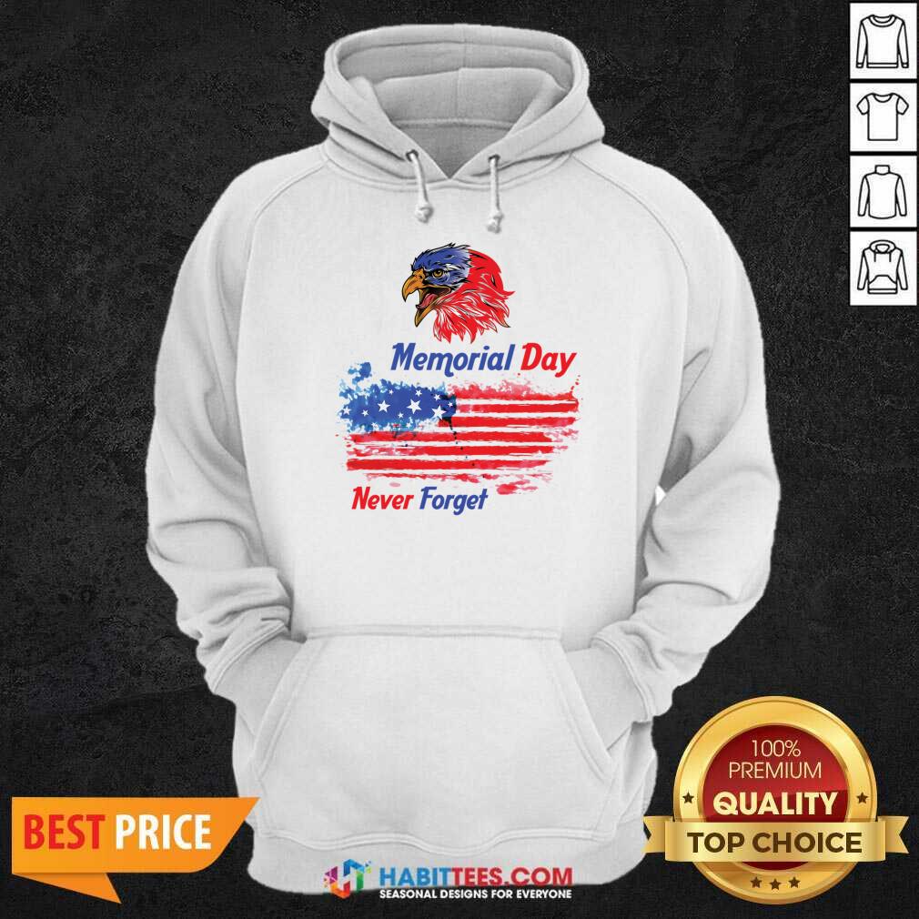 Memorial Day Never Forget American Flag Shirt