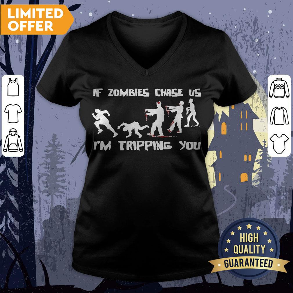 mens-if-zombies-chase-us-im-tripping-you-funny-graphic-novelty-halloween-v-neck.jpg