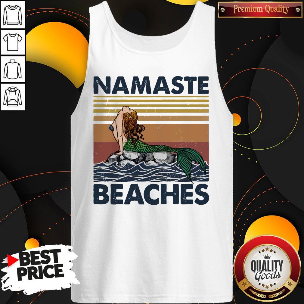 Mermaid Namaste Beaches Vintage Shirt