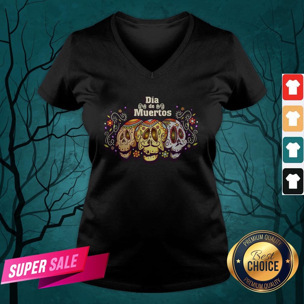 Mexico Sugar Skull Dia De Muertos Day Dead Shirt
