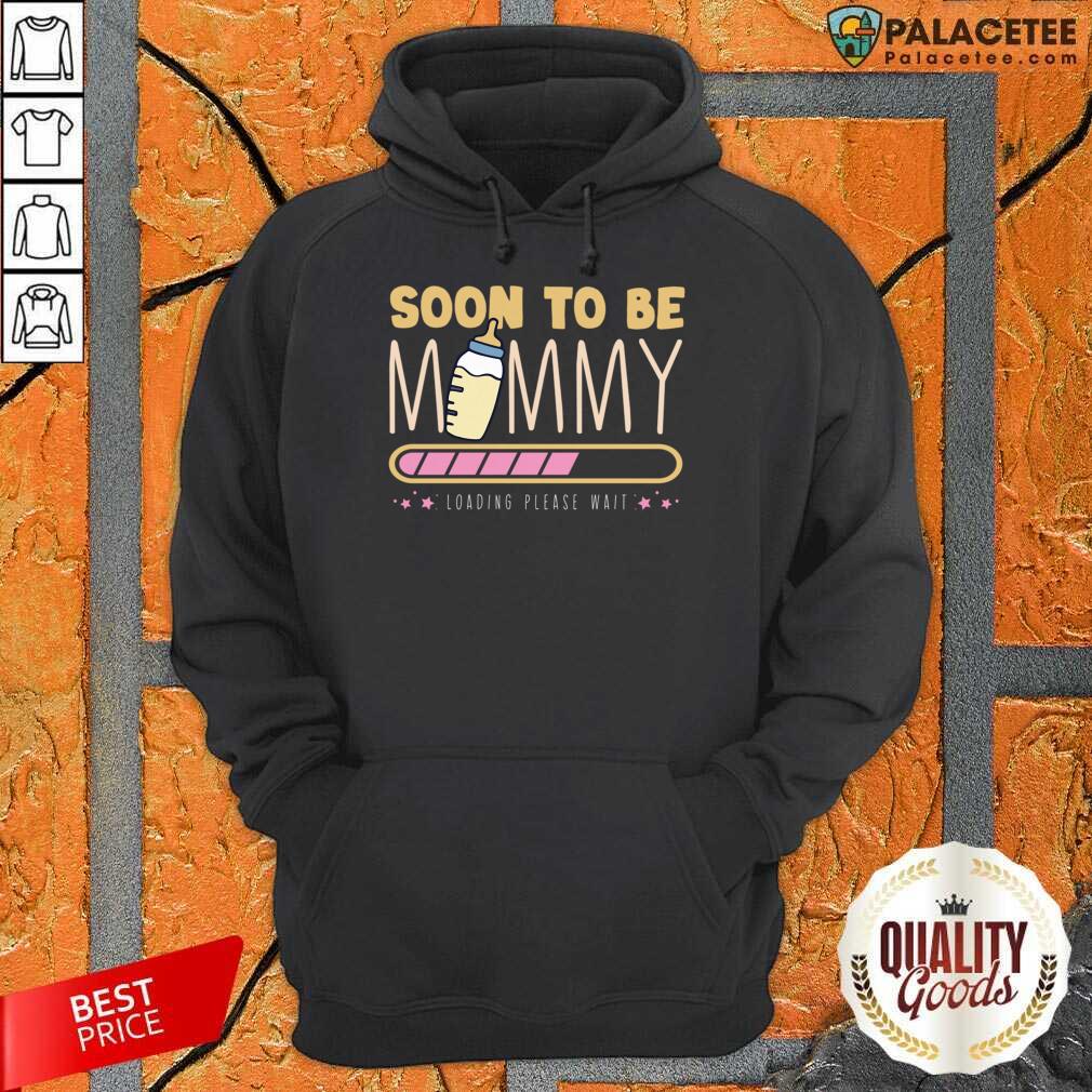 Milk Bottle Soon To Be Mommy Loading Please Wait Shirt