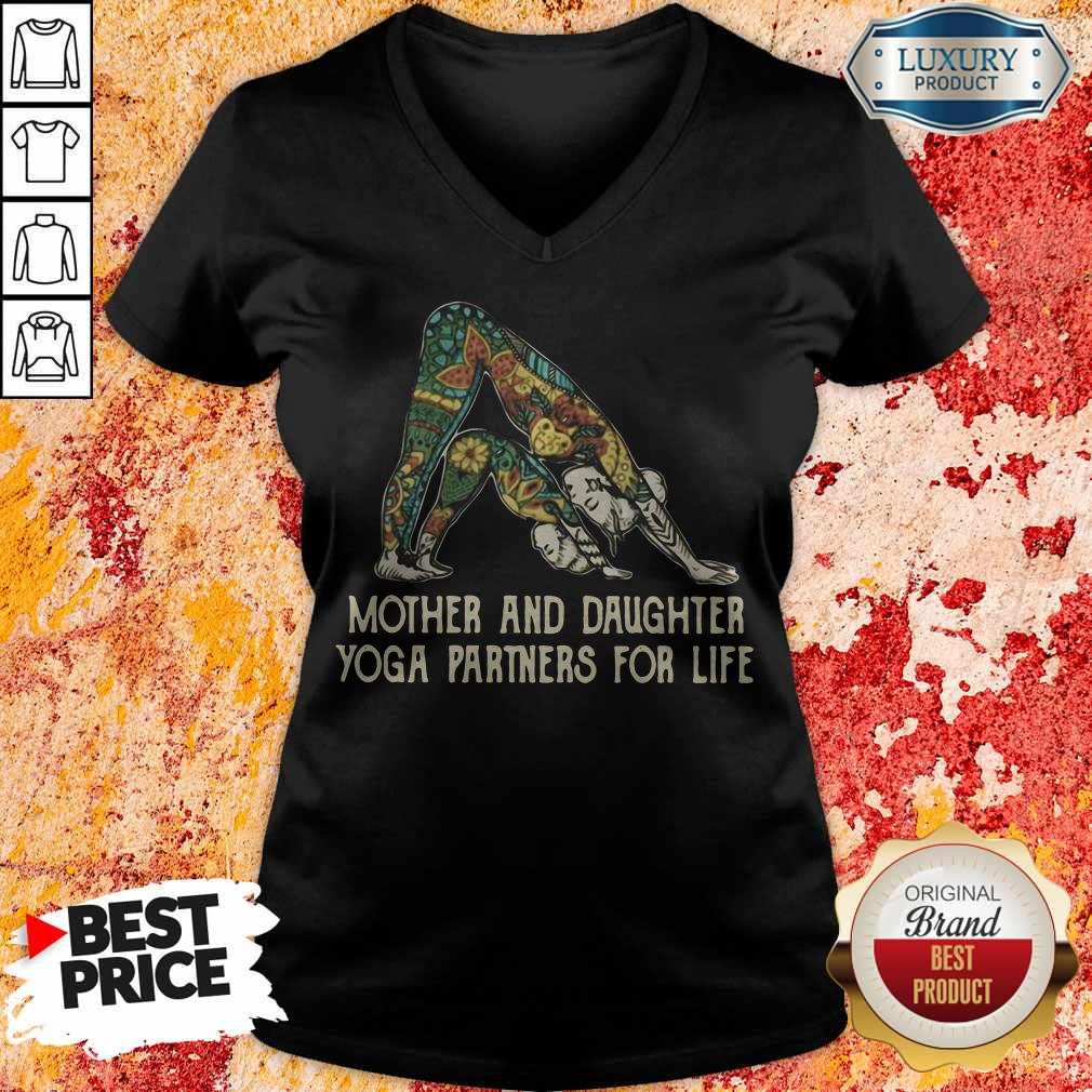 Mother And Daughter Yoga Partners For Life Shirt