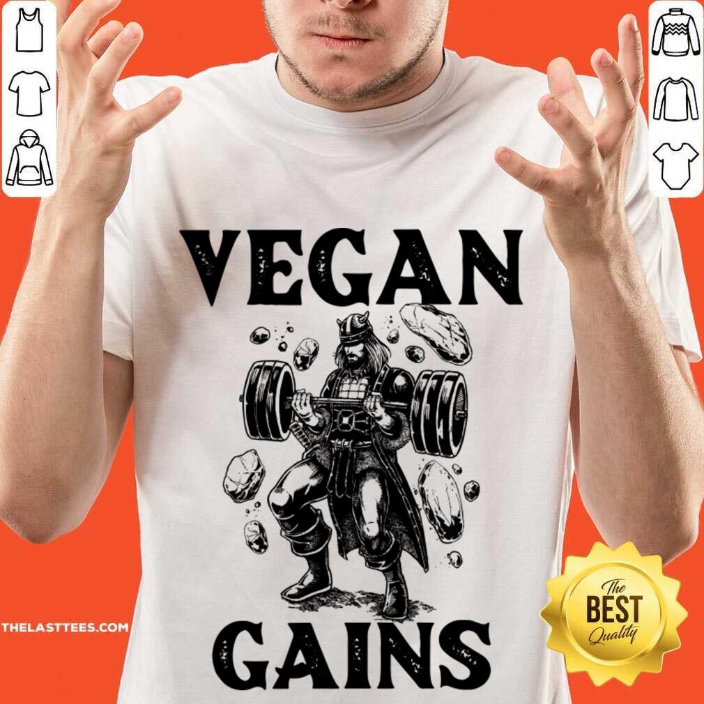 Motivation Gym Vegan Gains Shirt