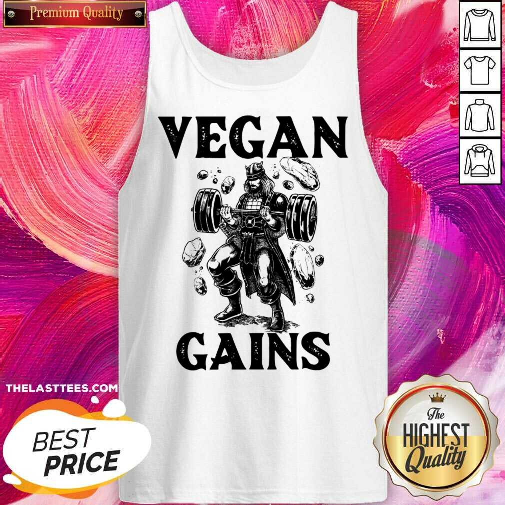 Motivation Gym Vegan Gains Shirt
