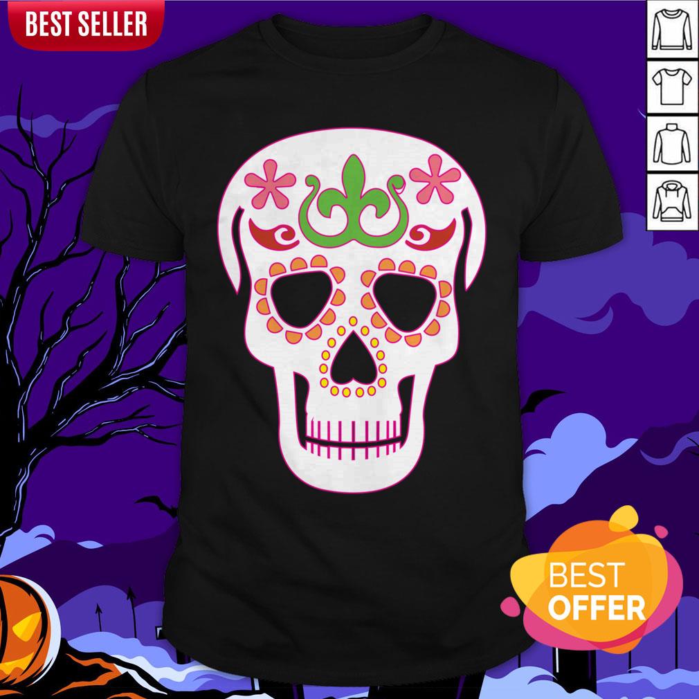 Mrs Sugar Skull Day Of The Dead Shirt