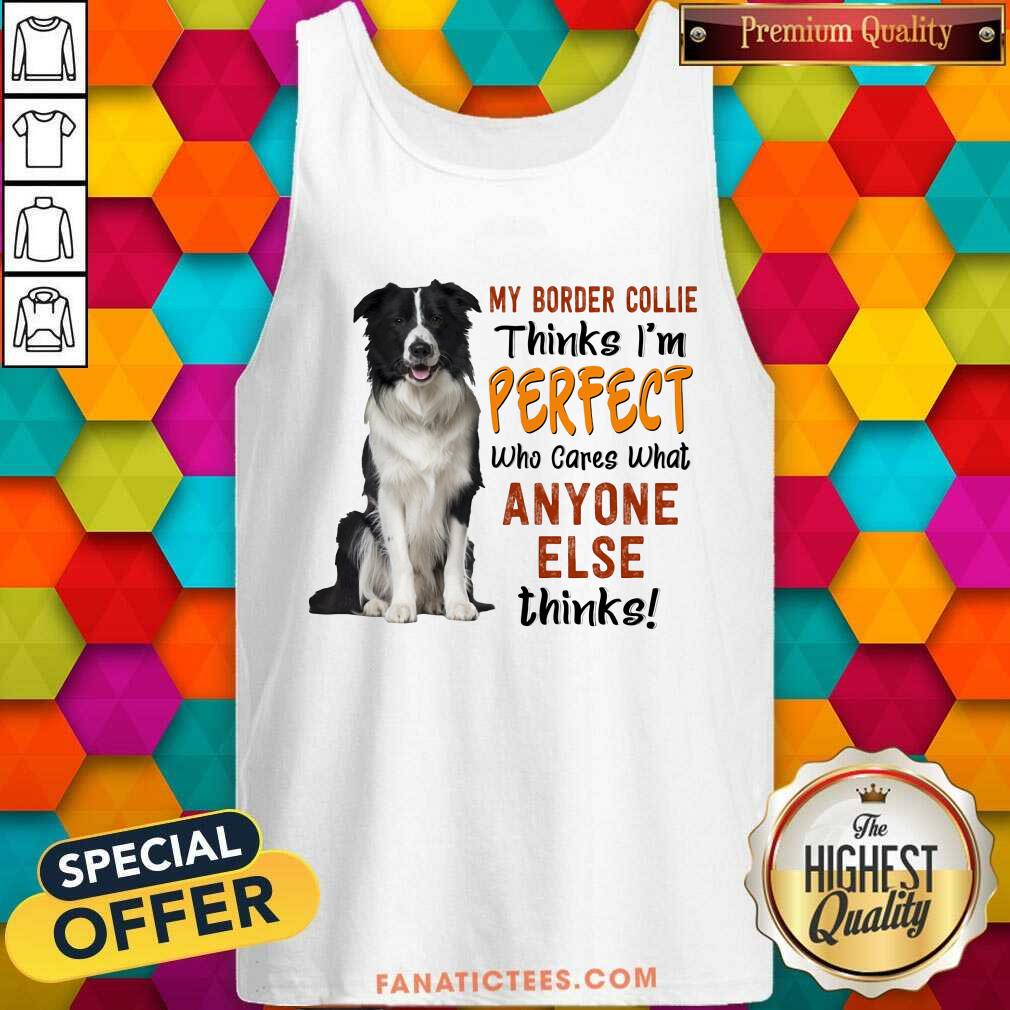 My Border Collie Thinks I'm Perfect Shirt