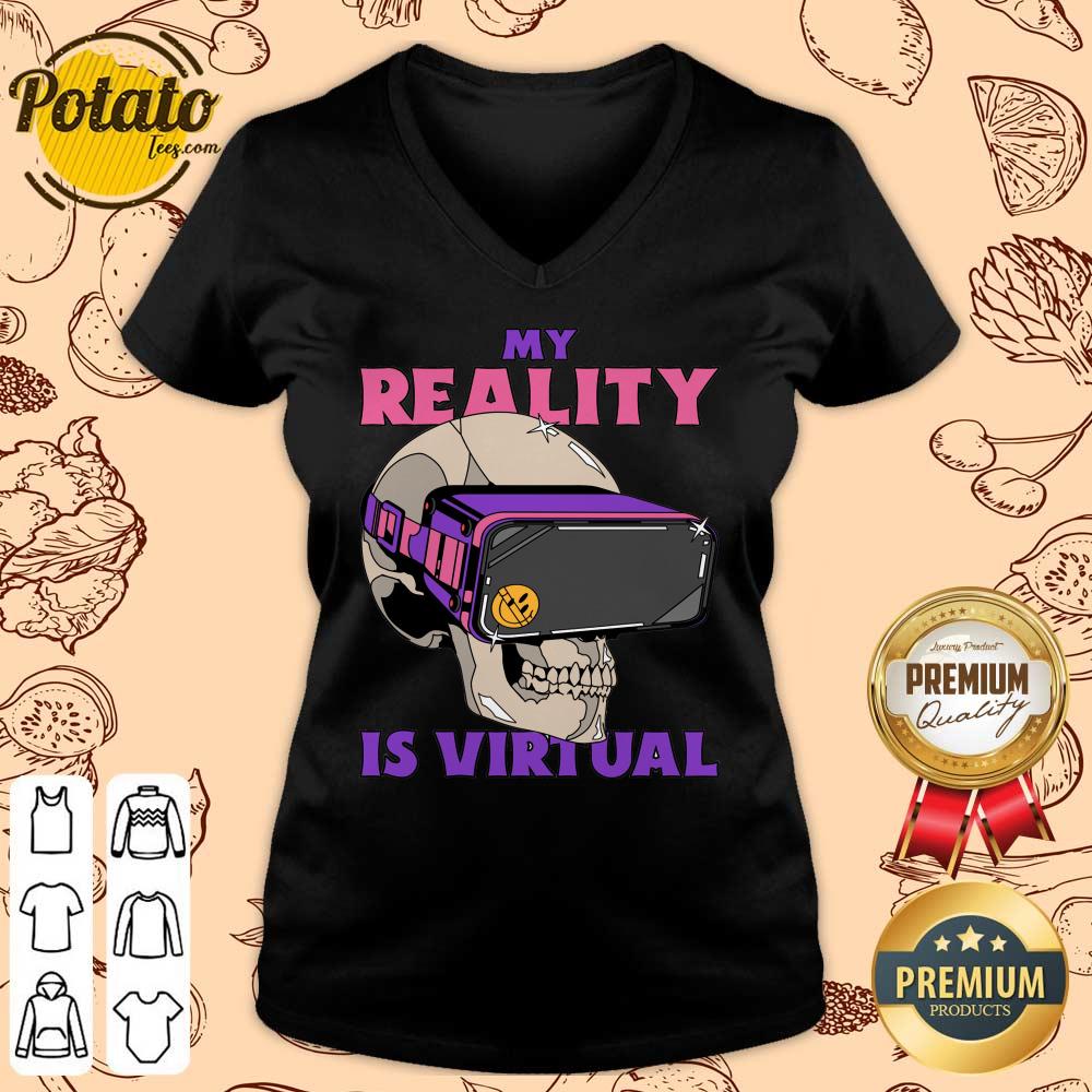 My Reality Is Virtual Skull Shirt