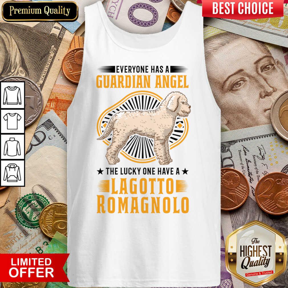 Everyone Has A Guardian Angel The Lucky One Have A Lagotto Romagnolo Shirt