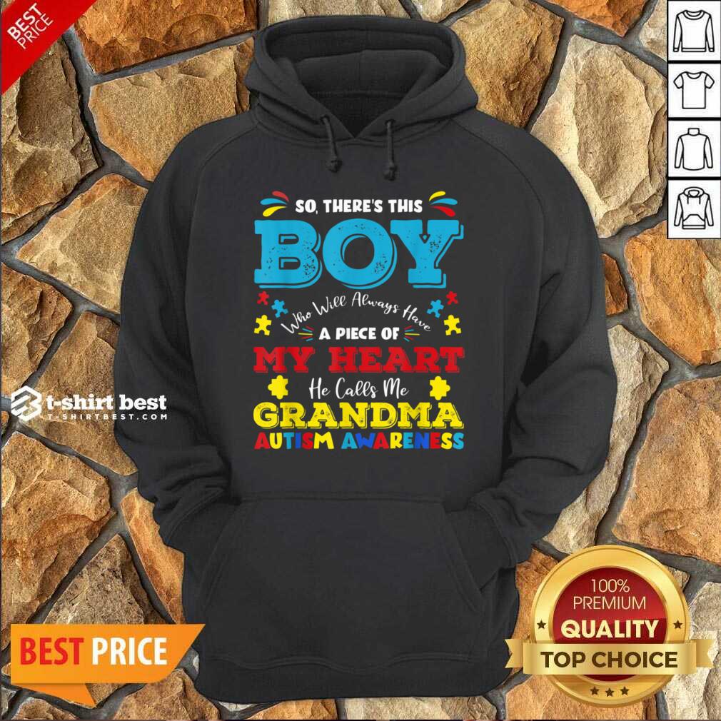 Boy Calls Me Grandma 9 Autism Awareness Shirt