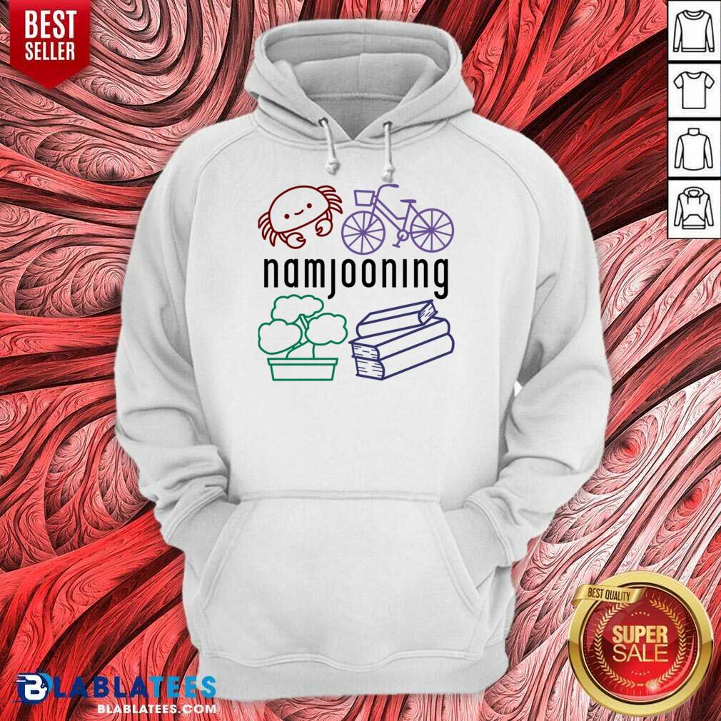 Namjooning Crab Plant Books Bicycle Shirt