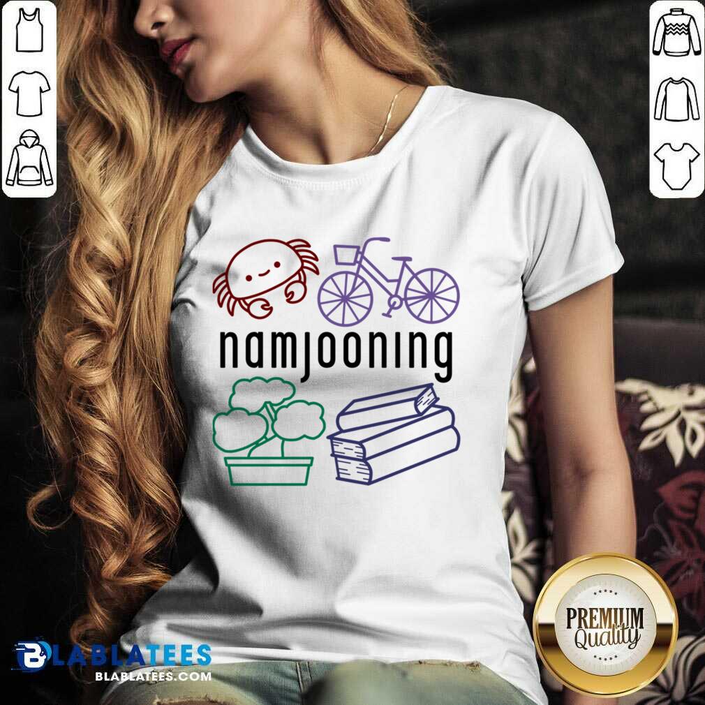 Namjooning Crab Plant Books Bicycle Shirt
