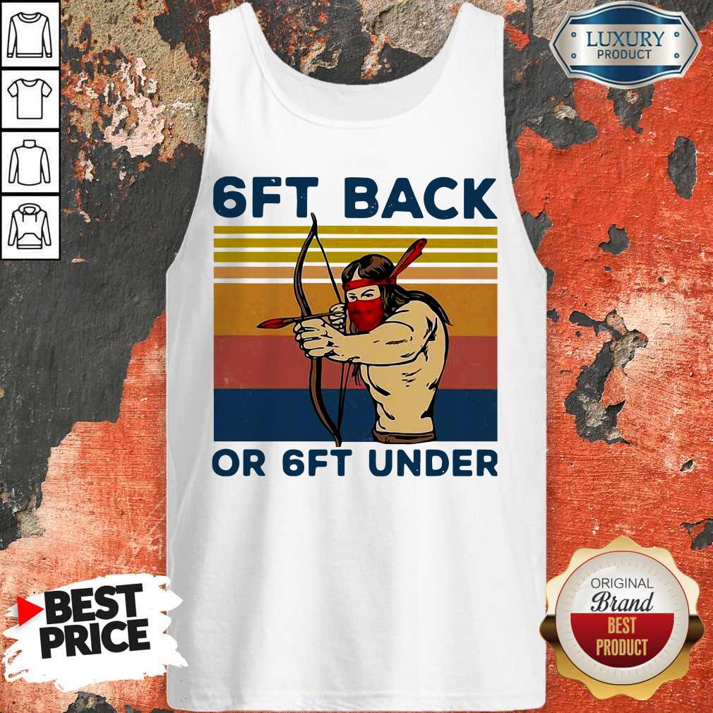 Native Mask 6ft Back Or 6ft Under Vintage Shirt