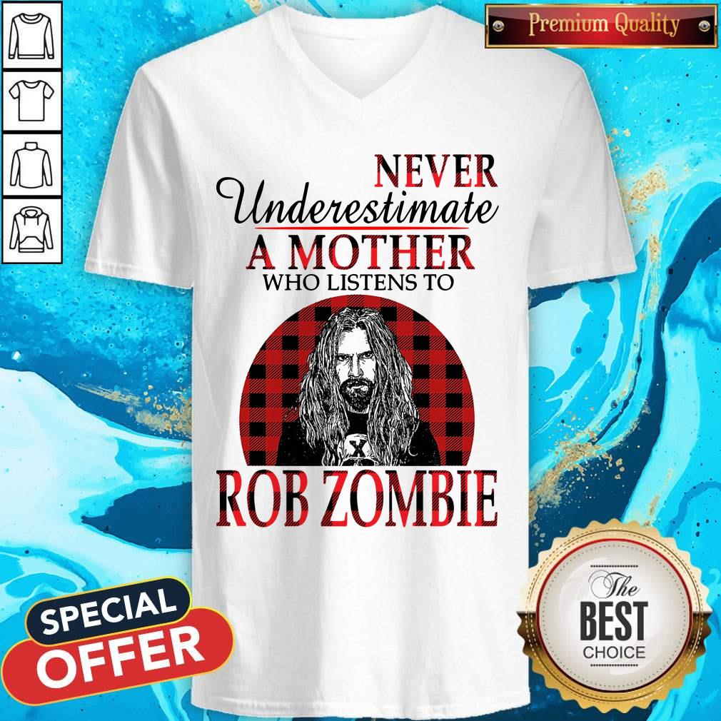Never Underestimate A Mother Who Listens To Rob Zombie Shirt