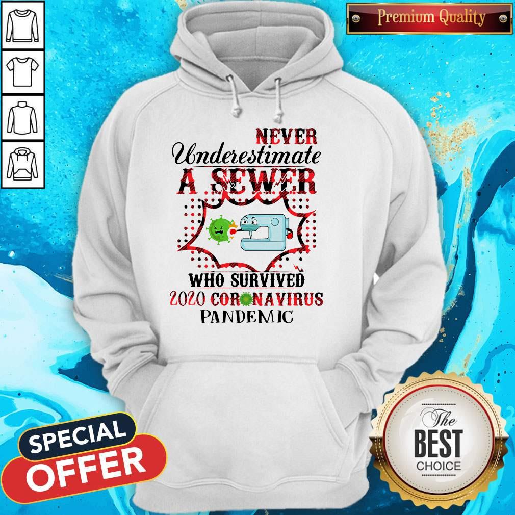 Never Underestimate A Sewer Who Survived 2020 Coronavirus Pandemic Shirt