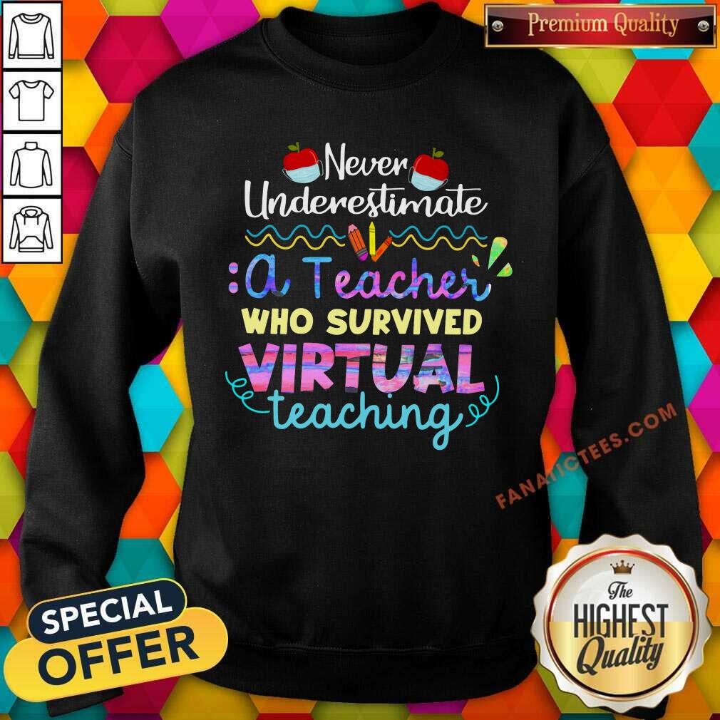 Never Underestimate A Teacher Who Survived Virtual Shirt