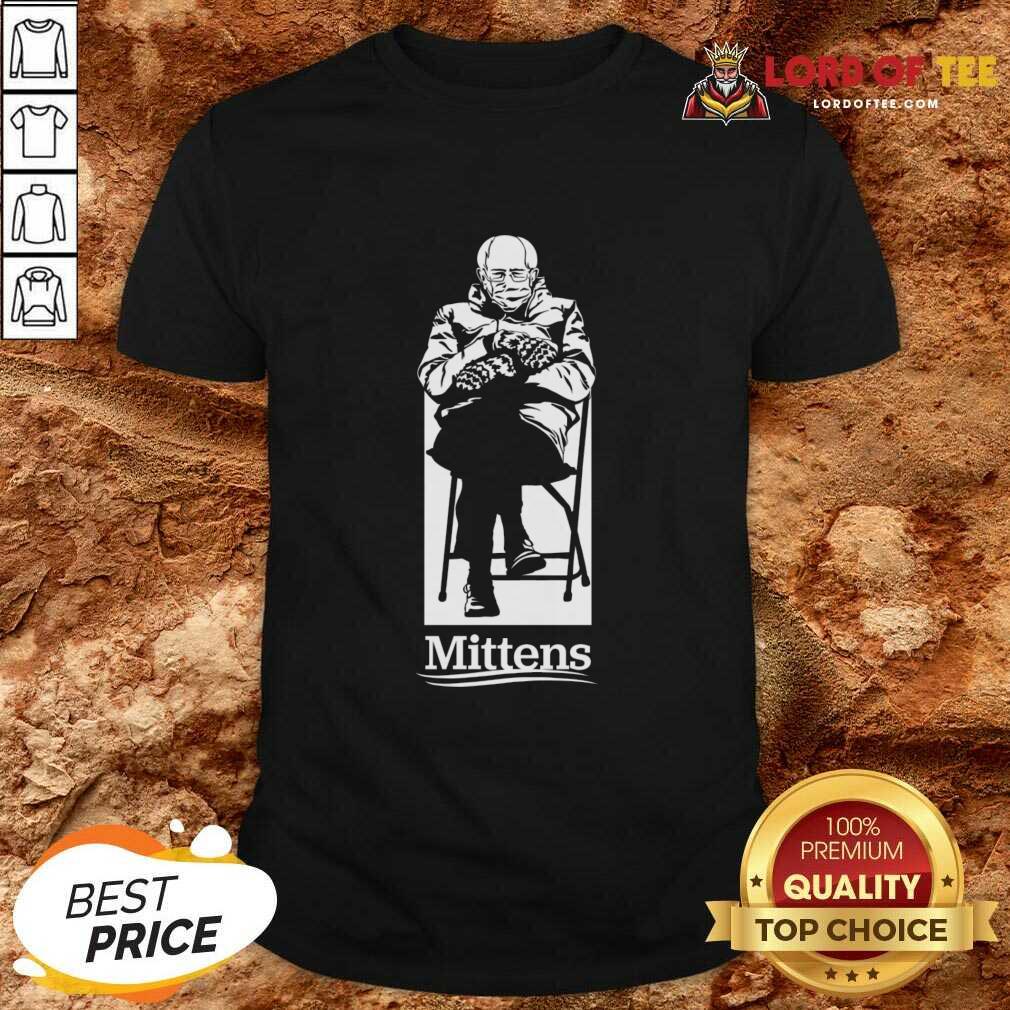 New Bernie Mittens Inauguration white Shirt