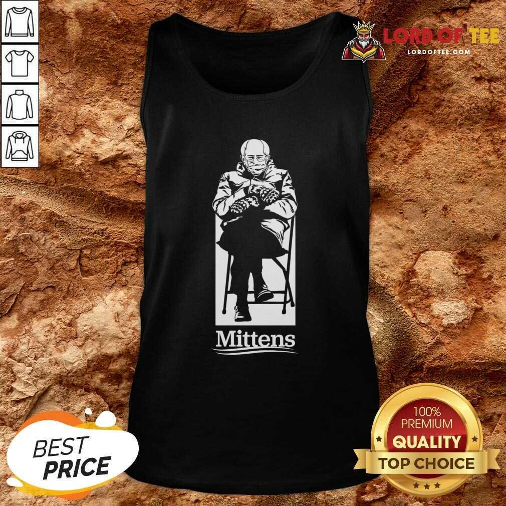 New Bernie Mittens Inauguration white Shirt