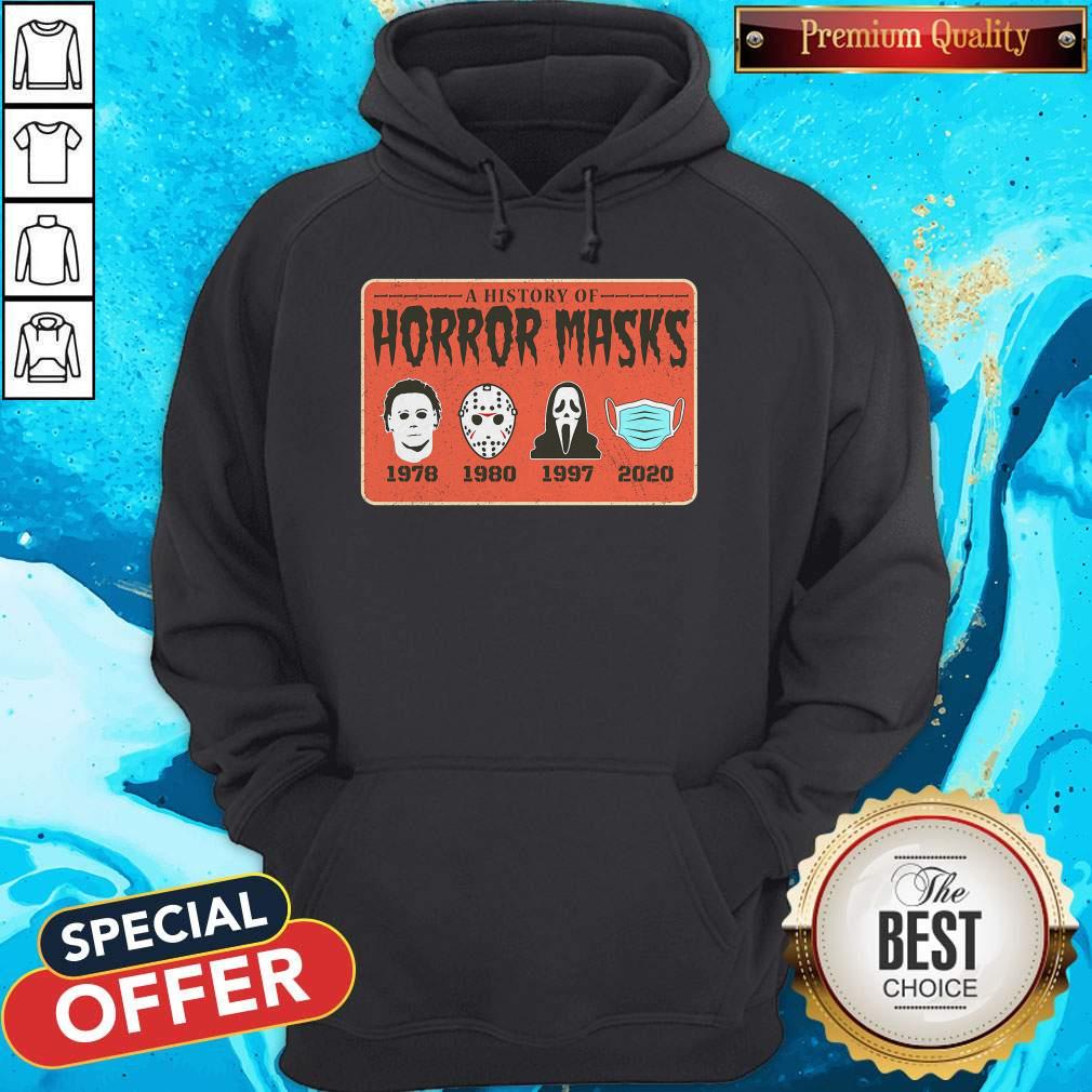 Nice A History Of Horror Masks Halloween Shirt