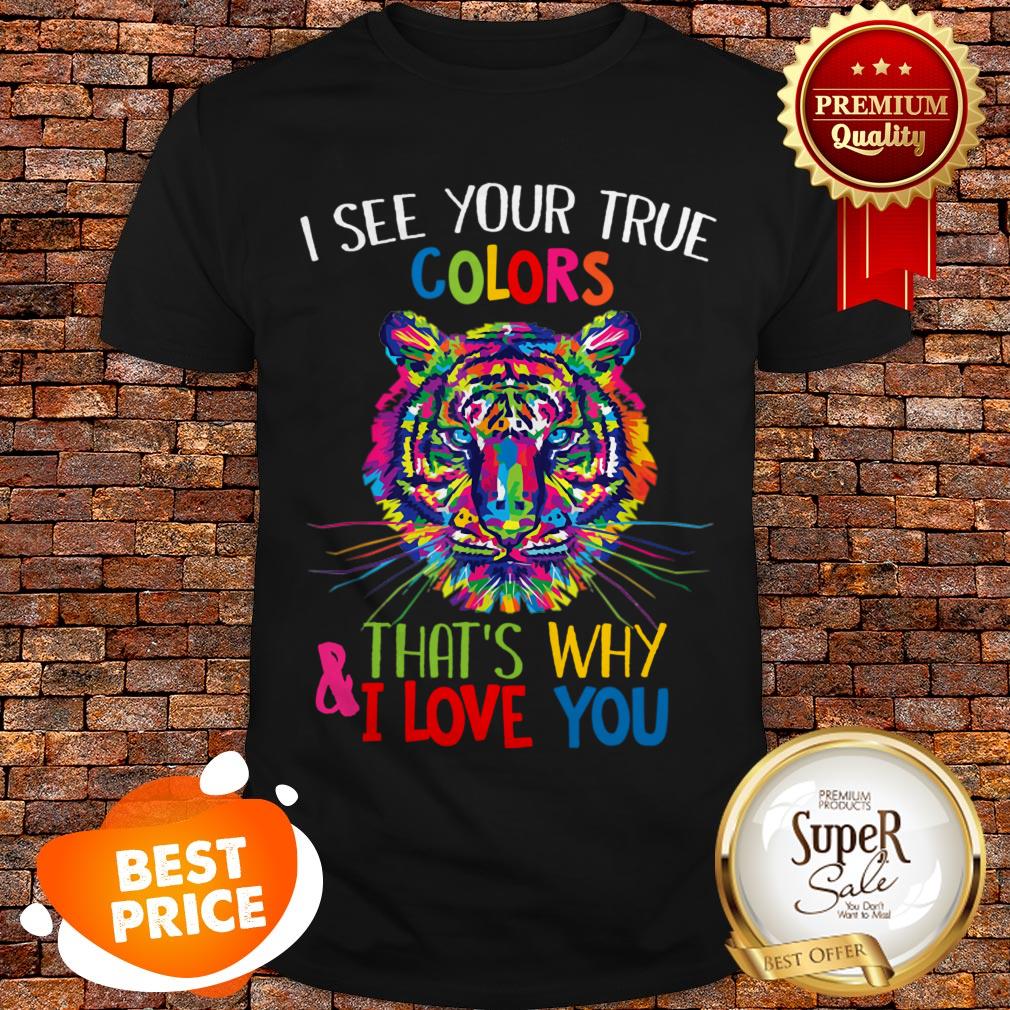 Nice Autism Awareness Tiger It’s OK To Be Different & I Love You Shirt