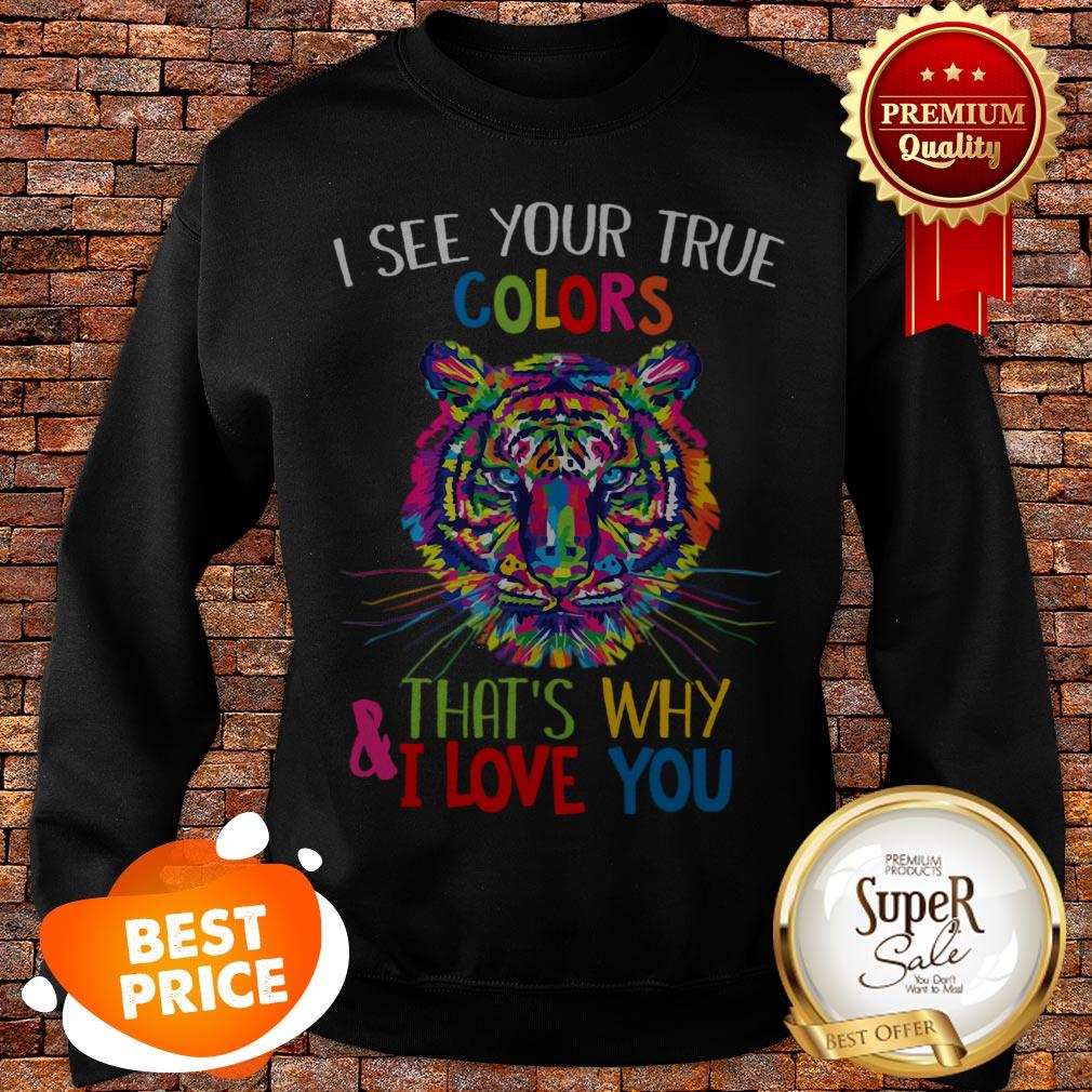 Nice Autism Awareness Tiger It’s OK To Be Different & I Love You Shirt
