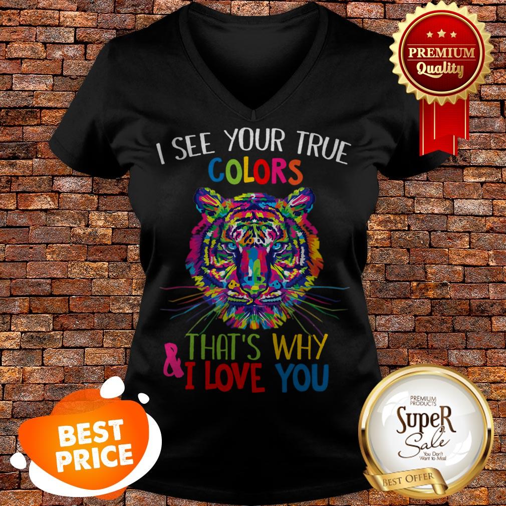 Nice Autism Awareness Tiger It’s OK To Be Different & I Love You Shirt