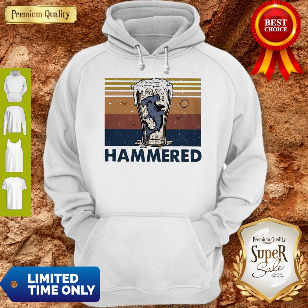 Nice Beer And Hammerhead Sharks Vintage Shirt