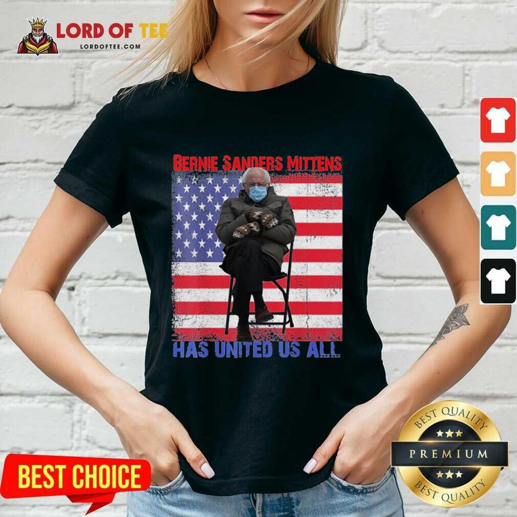 Nice Bernie Sanders Mittens Sitting Inauguration USA Flag Shirt