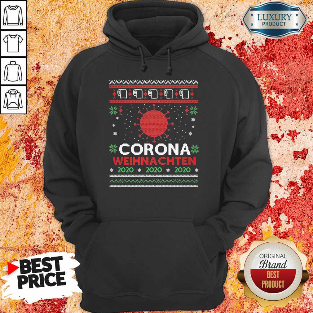 Nice Corona Weihnachten 2020 Ugly Christmas Shirt