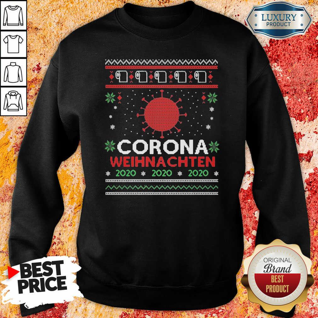 Nice Corona Weihnachten 2020 Ugly Christmas Shirt
