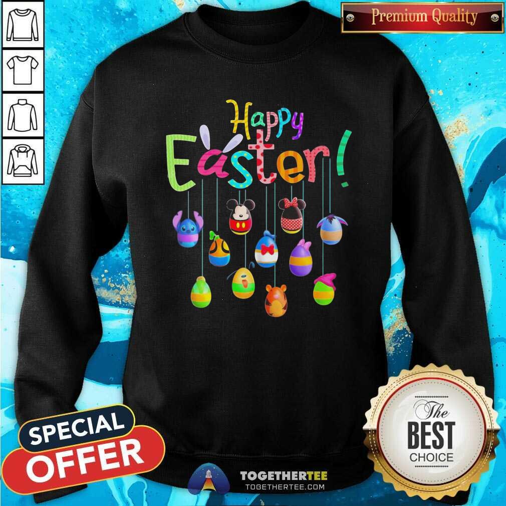 Nice Disney Characters Egg Easter Happy Easter day 2021 Shirt