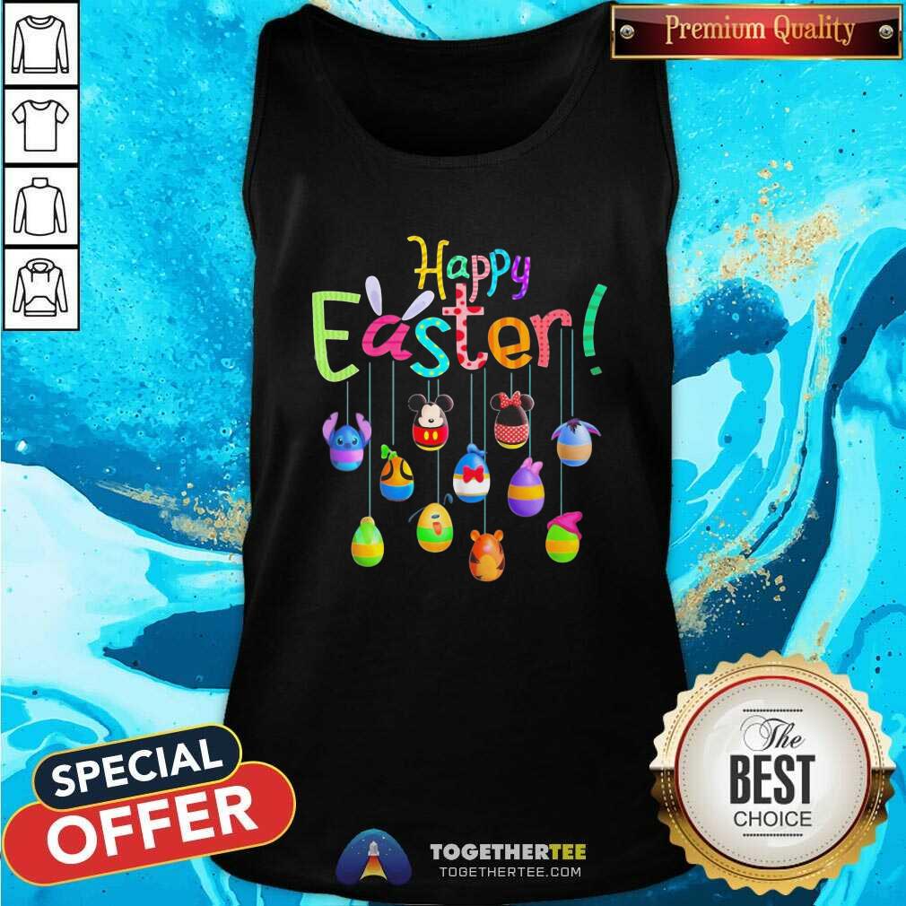 Nice Disney Characters Egg Easter Happy Easter day 2021 Shirt