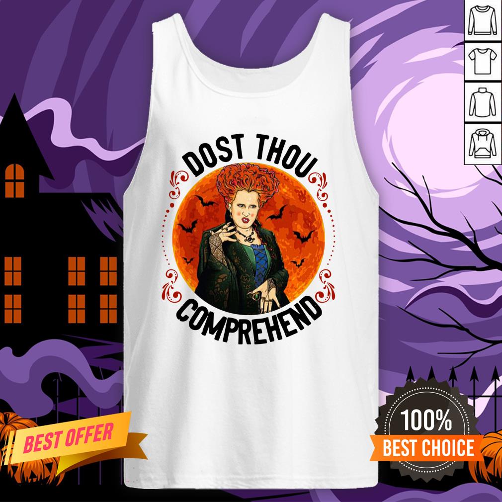 Nice Dost Thou Comprehend Moon Halloween Shirt