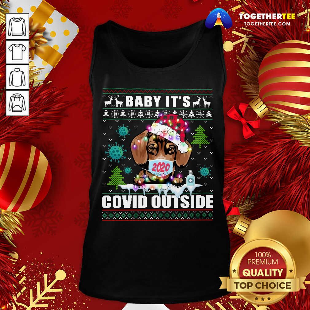 Nice Face Mask 2020 Baby It’s Covid Outside Ugly Christmas Shirt